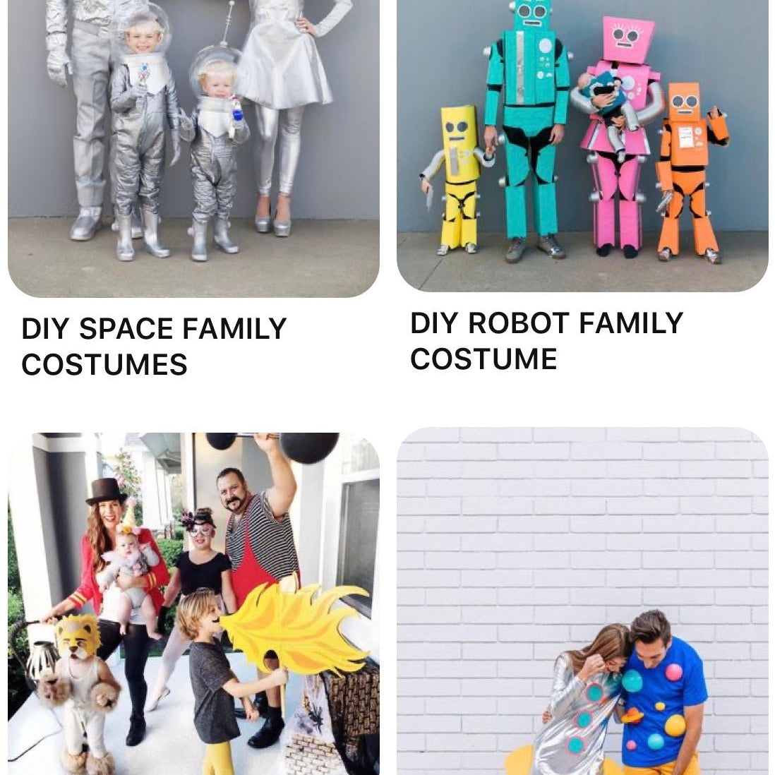 Fun Costumes for the Family - Lumitory