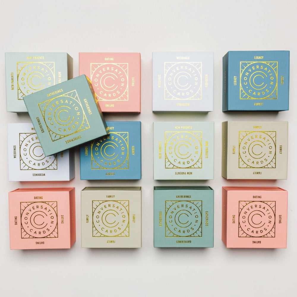 Colorful conversation cards