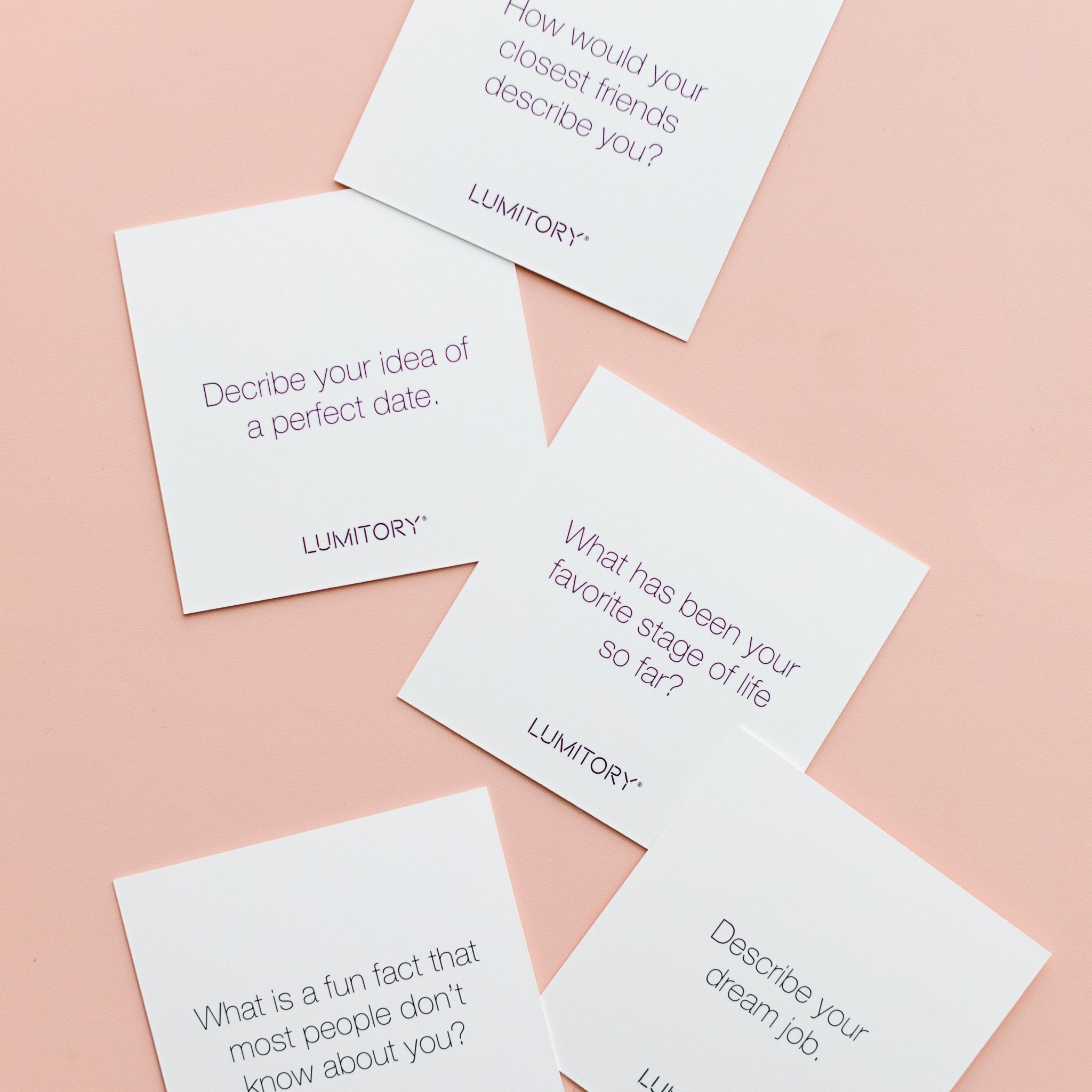 Dating Conversation Cards - Lumitory