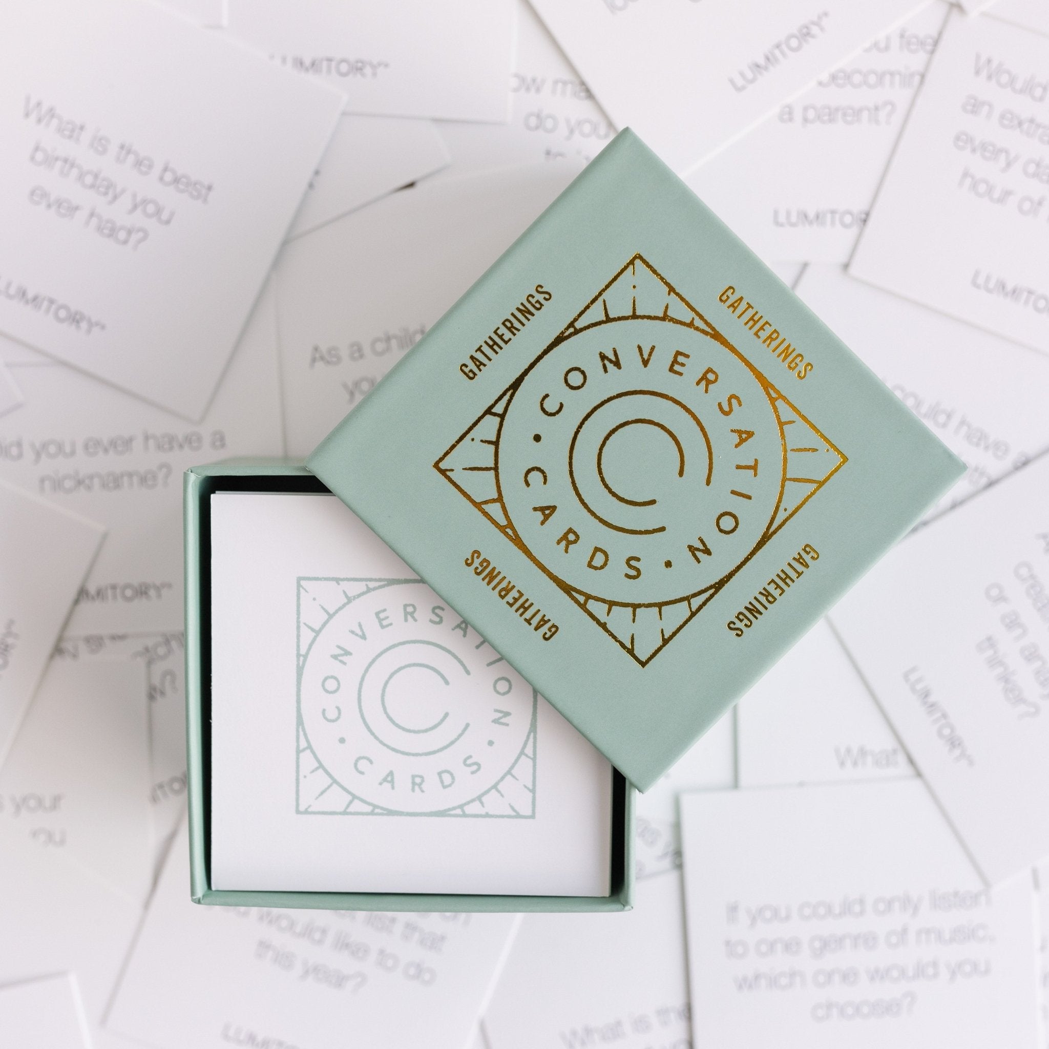 Gathering Conversation Cards - Lumitory