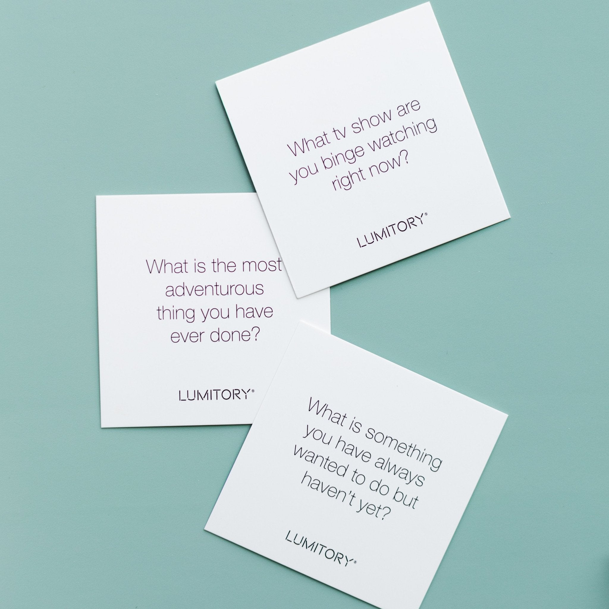 Gathering Conversation Cards - Lumitory