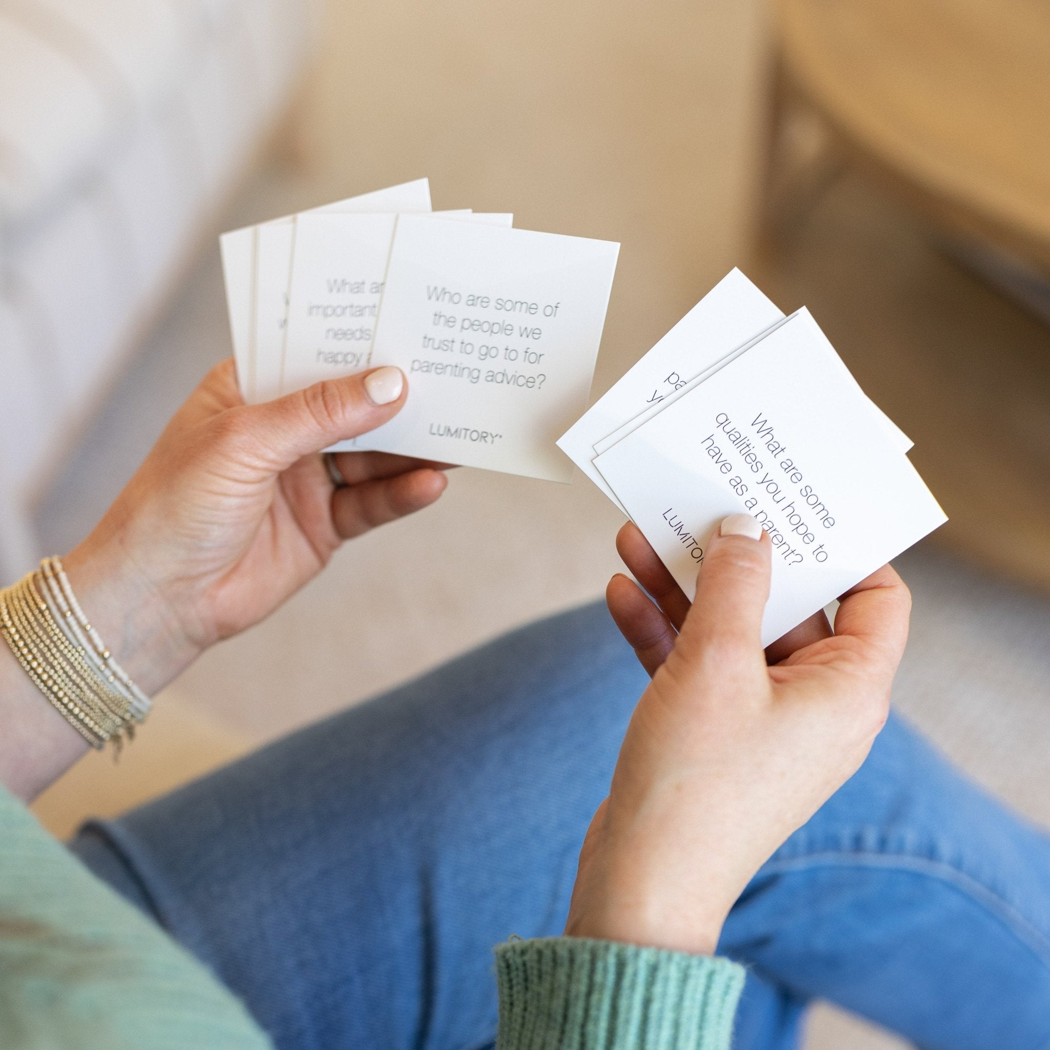 New Parents Conversation Cards - Lumitory