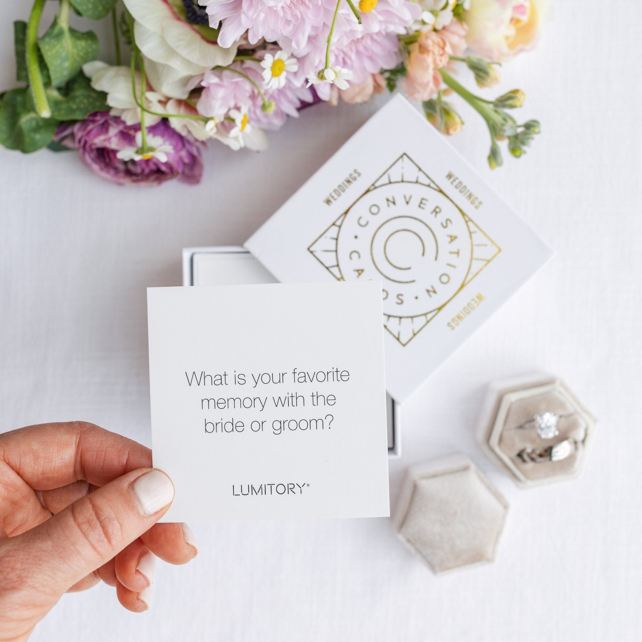 Wedding Conversation Cards - Lumitory