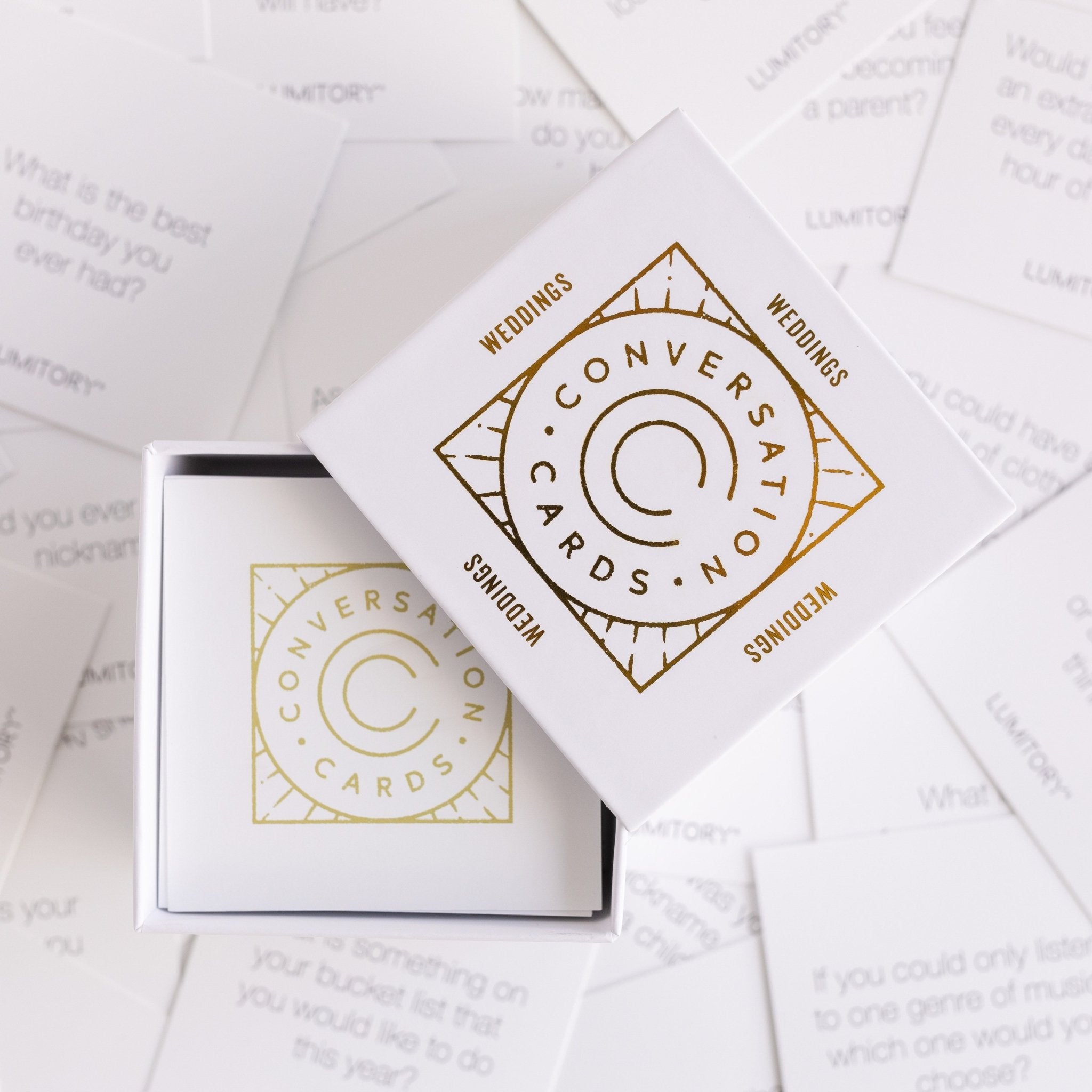 Wedding Conversation Cards - Lumitory