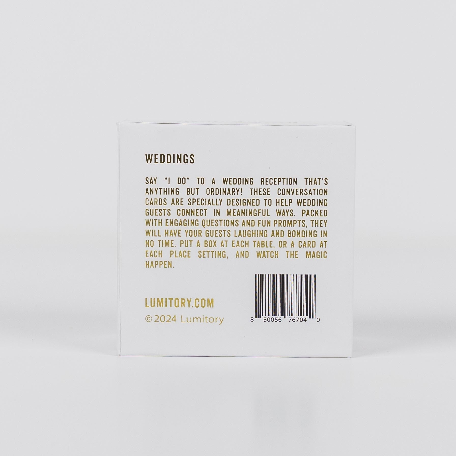 Wedding Conversation Cards - Lumitory