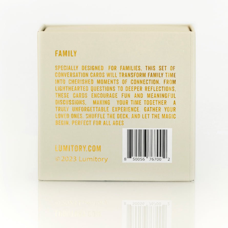 Family Conversation Cards - Lumitory