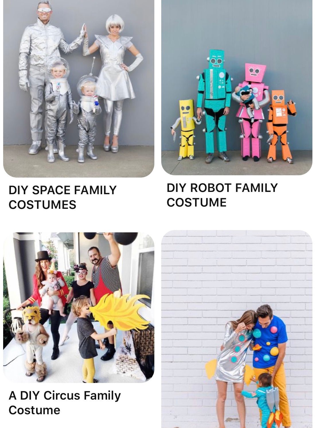 Fun Costumes for the Family - Lumitory