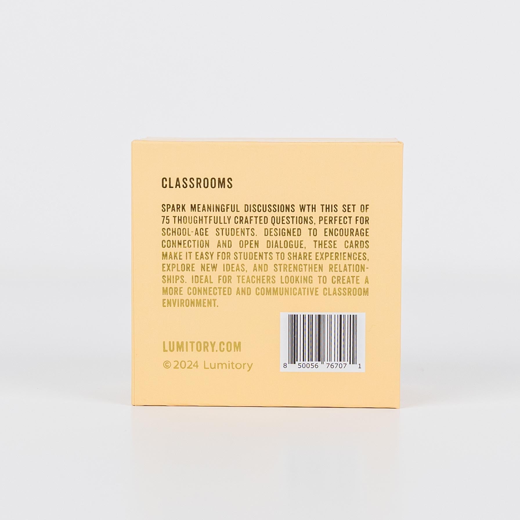 Classrooms Conversation Cards - Lumitory