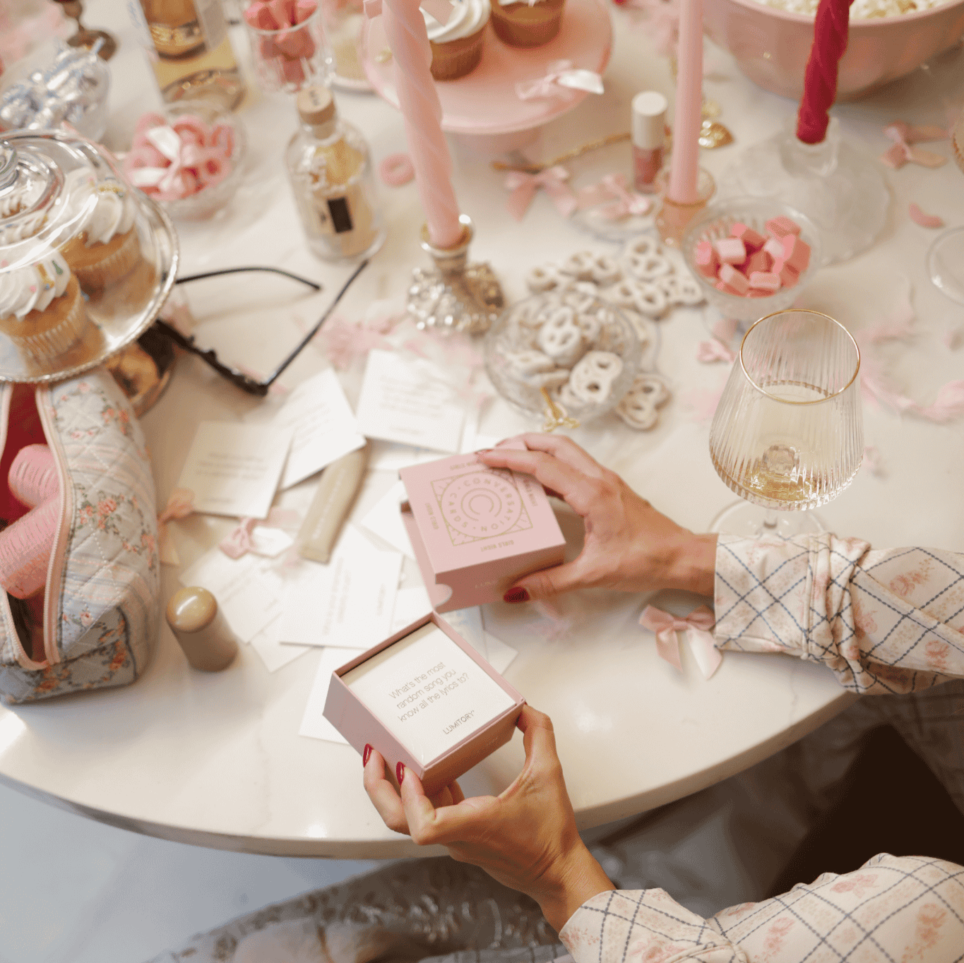 Girls Night Conversation Cards - Lumitory
