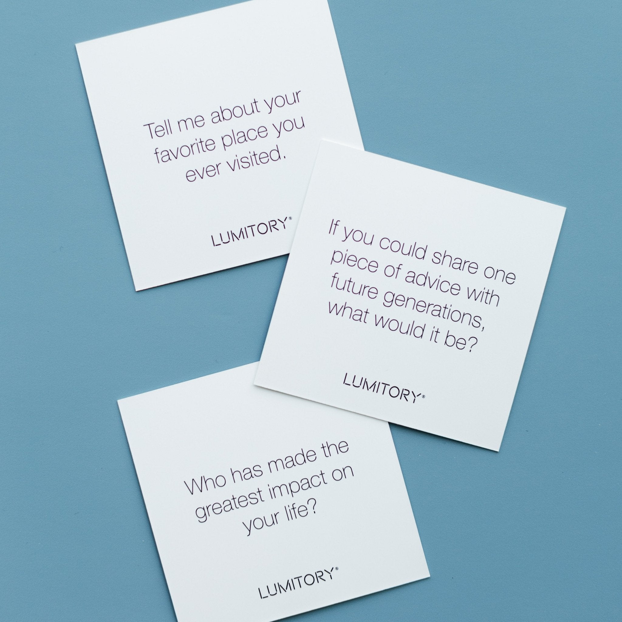 Legacy Conversation Cards - Lumitory